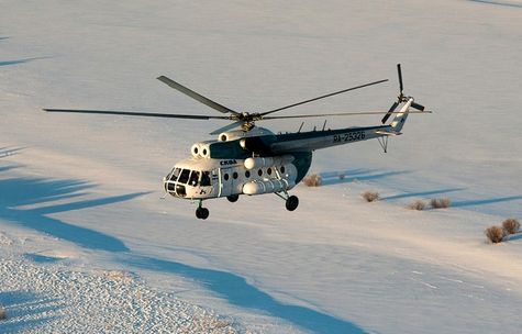 Вертолет Ми-8 авиакомпании "Скол"